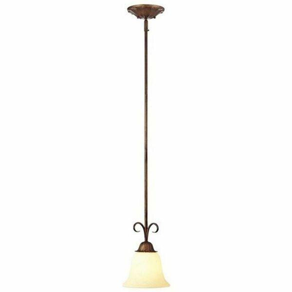 Regal Springs One Light Indoor Mini Pendant, Ebony Gold, Westinghouse, Mfr#: 6220900